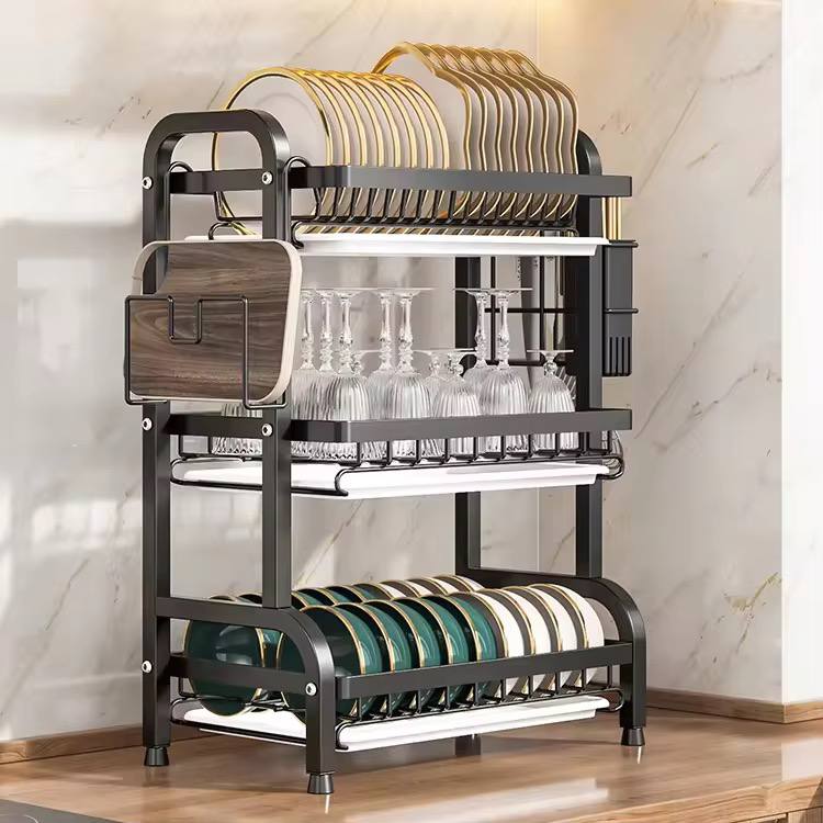 3 Layer Multifunction Kitchen Storage Rack (R3-42) 1PC