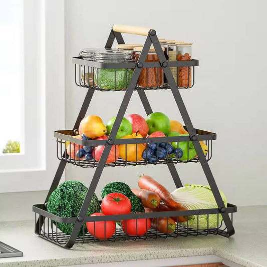 3 Tier Metal Home Storage Rack (Imported) 1PC