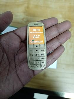 GREENBERRI A27 FINGER PHONE 1PC GOLD